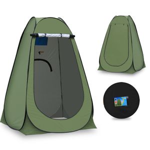CLIPOP Pop up Duschzelt, Campingzelt, mit Tragetasche für Outdoor, Camping, 150x150x190 cm, Grün