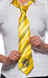 Rubies 39039 - Hufflepuff Tie, Krawatte, Potter, Schuluniform Hogwarts, STD