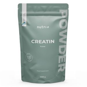 Creatin Monohydrat Pulver - Kreatin 1000g - vegan Pure Creatine Monohydrate + B12