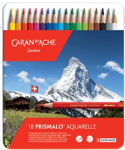 CARAN D'ACHE Buntstifte PRISMALO 18er Metalletui