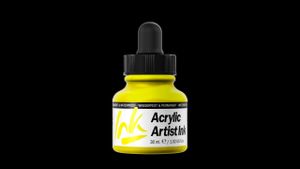 Acrylic Artist Inks Vallejo 60002 ProcessYellow 30ml Airbrush Tinte