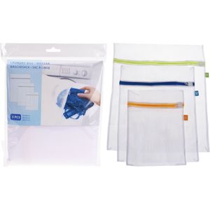 ULTRA CLEAN Wäschesäcke Wäschebeutel für Kleidung Wäsche mit Reißverschlüssen 3 Stück