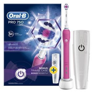 Oral-B PRO 750 3D With  pk  inkl. Reiseetui