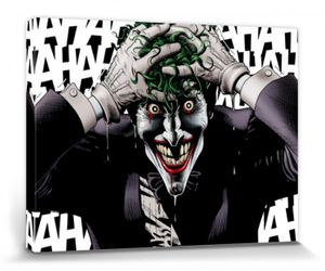 Batman Poster Leinwandbild Auf Keilrahmen - The Joker Killing Joke (60 x 80 cm)