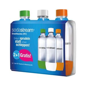 Náhradné fľaše SodaStream PET 2+1