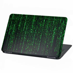 Laptop Folien Cover 13-14 Zoll 24x34cm LP5 Matrix Code Aufkleber Schutzlaminat Laptop Notebook Sticker Folie Schutzhülle Skin