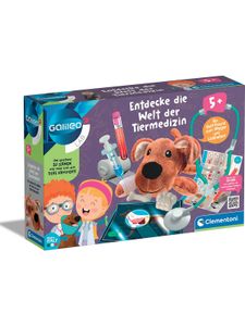Clementoni Spielwaren Galileo - Entdecke die Welt der Tiermedizin (5+) Arztkoffer Rollenspielzeug HK22 bayw1120