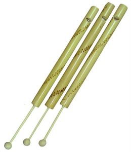Lotuspfeife lang - Bambuspfeife Lotusflöte Bambus Kolbenflöte aus , 26cm