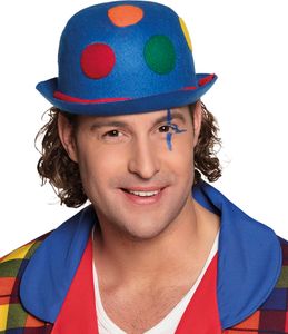 Bowler / Clownhut mit Punkten sortiert