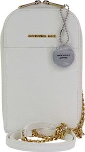 Mandarina Duck Mellow Leather Vertical Crossover Optical White