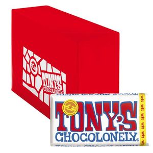 Chocolade tony chocolonely wit reep 180gr | Stuk a 180 gram | 15 stuks