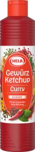 Hela Gewürz Ketchup Curry leicht scharf mit Hela original Würzung 800ml