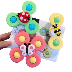 Interaktives Saugnapf Babyspielzeug Fidget-Spinner (3Stück) Eigenständiges Spiel - SPINNY