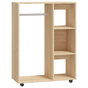 vidaXL Kleiderschrank Sonoma-Eiche 80x40x110 cm Holzwerkstoff