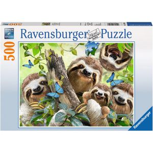 500 Teile Ravensburger Puzzle Faultier Selfie 14790