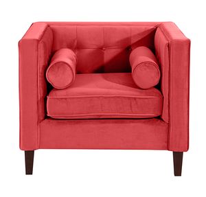 Max Winzer Jeronimo Sessel - Farbe: rot - Maße: 99 cm x 85 cm x 80 cm; 2962-1100-2044223-F07