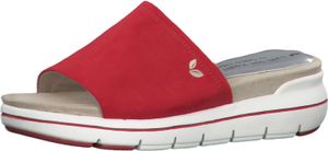 Marco Tozzi Damen Pantolette Sandalen Vegan Love your Planet Rot, Größe:EUR 39
