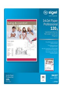 SIGEL IP182 Inkjet Papier Professional, matt, 120 g/m², A4, 50 Blatt