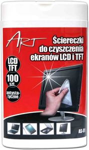 Ściereczki Do Czyszczenia Ekranów Lcd/Tft 100Szt As-01 Art