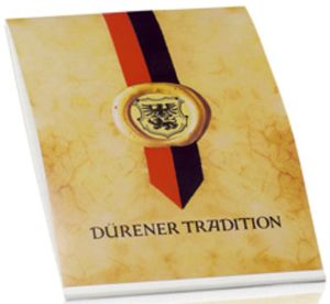 Rössler Papier 20000401 Briefblock Dürener Tradition - A5, 50 Blatt, weiß, satiniert