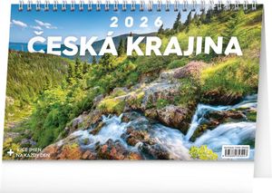 Česká krajina 2026 - stolový kalendár