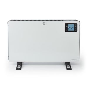 Nedis Konvektionsheizgerät | 2000 W | 3 Wärmeeinstellungen | Verstellbares Thermostat | Fernbedienung | LCD-Anzeige | Frostfrei Modus | Weiss NE550733526