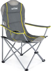 Outtec® Kempingová stolička - do 130 kg - držiak na pohár a prenosná taška - Rybárska stolička, Skladacia stolička, Skladacia stolička, Záhradná stolička, Ľahká kempingová stolička