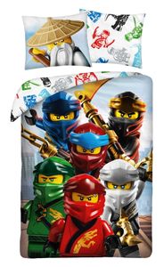 HALANTEX Obliečky Lego Ninjago mesto  Bavlna, 140/200, 70/90 cm