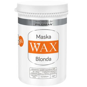 Maska do włosów niefarbowanych blond, nawilżająca i na wypadanie Wax Blonda, 480ml