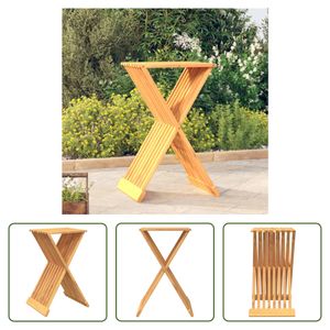 The Living Store Klapphocker 40x32,5x70 cm Massivholz Teak