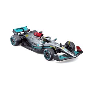 Bburago 18-38066 - Modellauto - Mercedes-AMG F1 W13 E Performance Hamilton #44 (mit Fahrer, Maßstab 1:43)