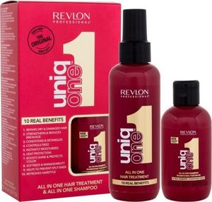 Revlon Zestaw Uniq All In One Szampon do włosów, 150ml + Odżywka, 100ml (PRODUKT Z NIEMIEC)