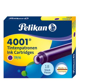 18 Pelikan Tintenpatronen 4001® / Füllerpatronen / Farbe: violett