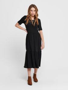 Jacqueline de Yong JDYDALILA FROSTY S/S LONG DRESS JRS NOOS LieferantenFarbe: black, Größe: S