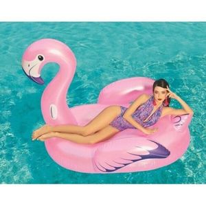 Aufblasbares Schwimmendes Flamingo-Meerwasserbecken 1,40 X 1,32 X 1 M
