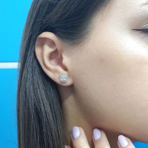 Diamant Ohrstecker Brillant-Schliff in 14 Karat Weißgold