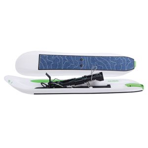 Skialpové lyže CROSSBLADES Hardboot so stúpacími pásmi Čierno-biela