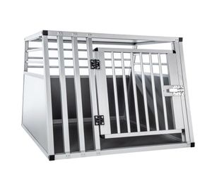 KAHU® Hundetransportbox aus Aluminium, 82x80x60cm