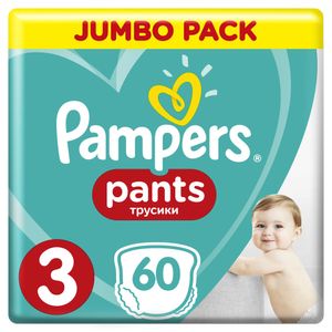Pampers Baby-Dry Pants, Gr. 3, 6kg-12kg, 60 Stück