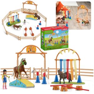 SLH42481 Schleich Farm World Beweglichkeitstraining für Ponys