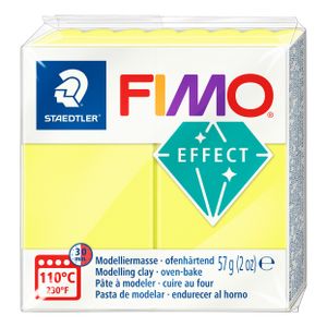 FIMO EFFECT Modelliermasse ofenhärtend neongelb 57 g