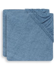 Jollein Baby Wickelauflagenbezug 50 x 70 cm Jeans blue (2pack) Wickelauflagenbezüge 85% Baumwolle, 15% Polyester Wickelauflagen