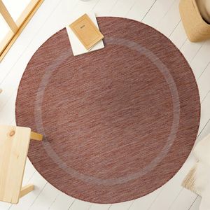 Relax Tranqua teppich indoor/outdoor rund Ø 160cm rot