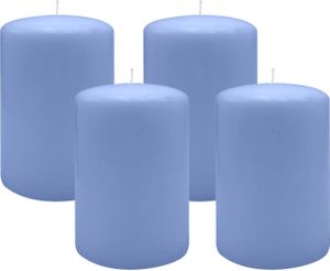4er Set Adventskranzkerzen Flieder Ø 100 x 150 mm