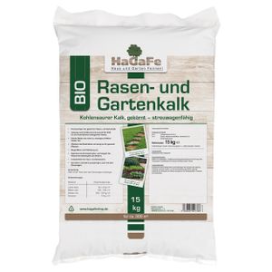 HaGaFe Rasenkalk & Gartenkalk Garten Kalk Düngekalk 15 kg (1x15kg)