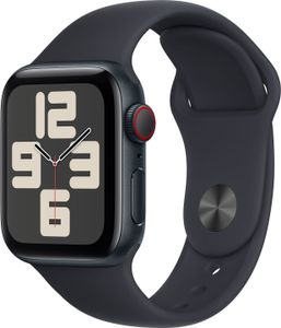Watch SE GPS + Cellular, 44 mm Aluminiumgehäuse Mitternacht, Sportarmband Mitternacht – S/M