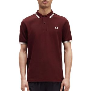 FRED PERRY TWIN TIPPED Burgunder