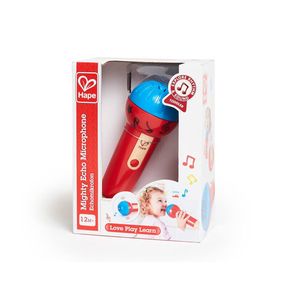 Hape Echomikrofon | Batterieloses Stimmverstärker-Mikrofon für Kinder ab 1 Jahr