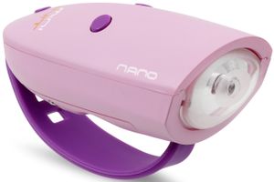 Mini Hornit NANO - Fahrradlicht mit Soundeffekten - Rosa/Lila
