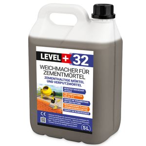 Plastifikátor malty na murivo a omietky 5L Level+32